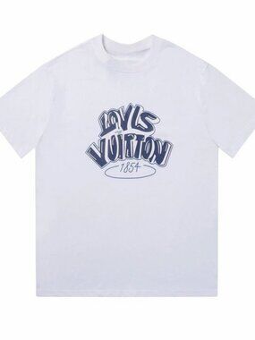 Men's White Graffiti Logo T-shirt - Luxury Urban Graphic Tee